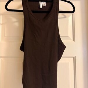 H&M Dark Brown Tank Top